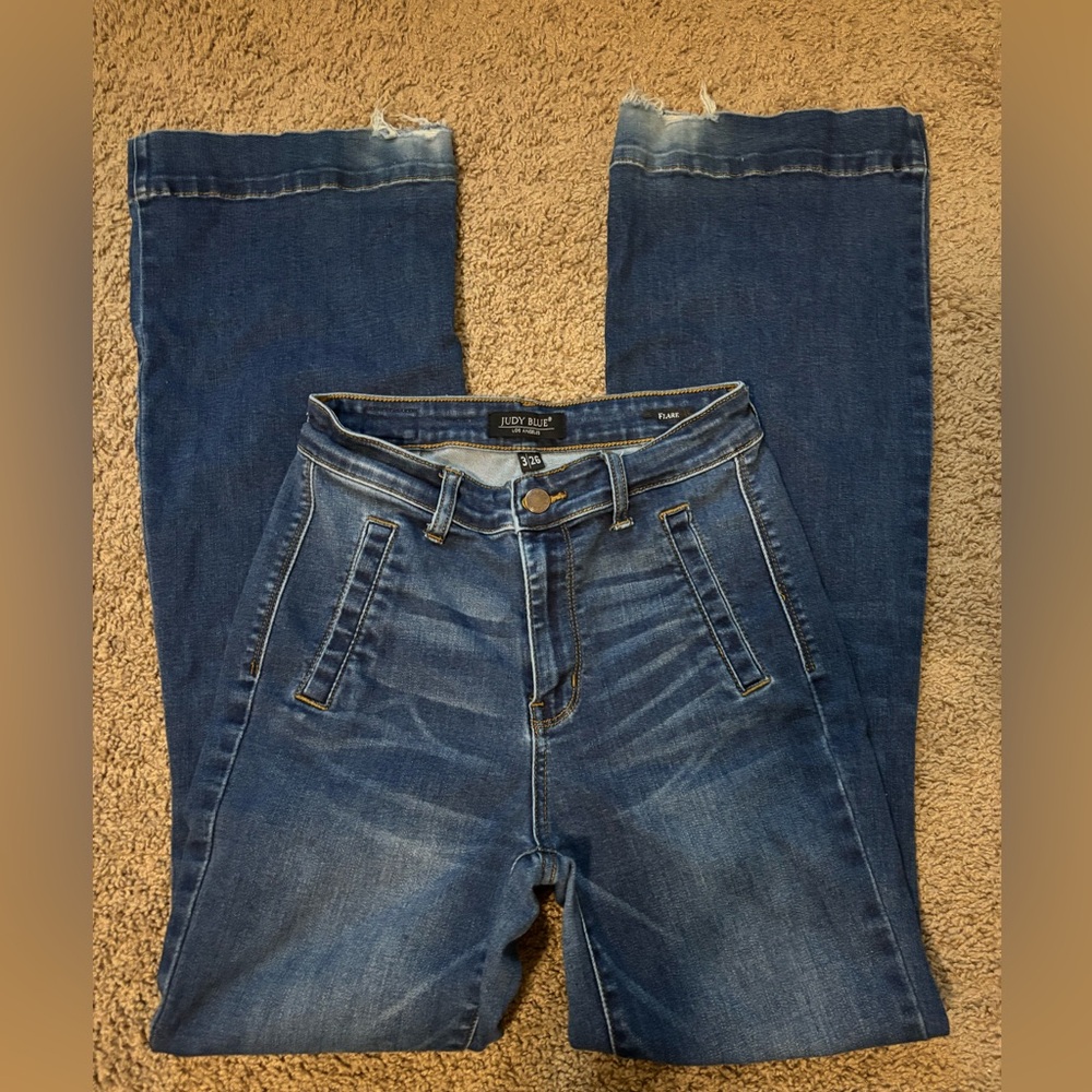 Judy Blue Dark Wash Flare Jeans